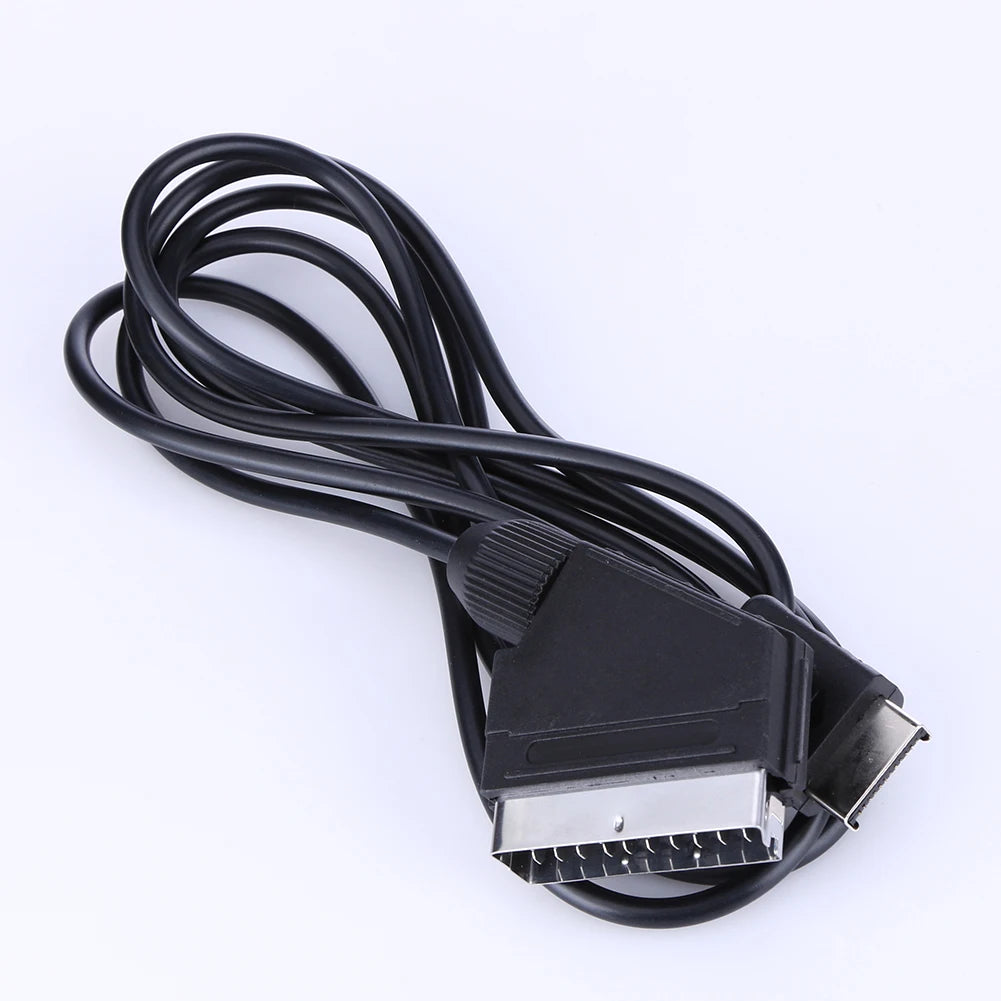 1.8m TV AV Connection Game Cord for PS1 PS2 PS3 Video Game Game Console Cable Line for Sony playstation Console RGB SCART Cable