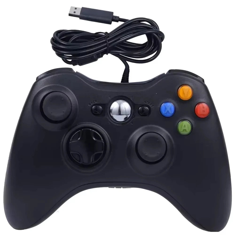 2.4G Wireless/wired Controller For Xbox 360 Game Controller with Dual-Vibration Turbo Compatible Xbox 360/360 Slim and PC Window