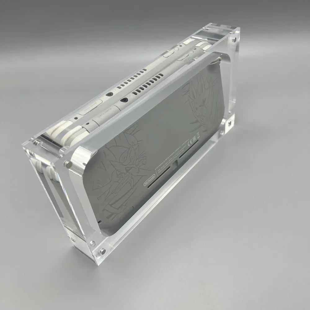 High transparency acrylic magnetic cover console storage box for Nintendo Switch Lite