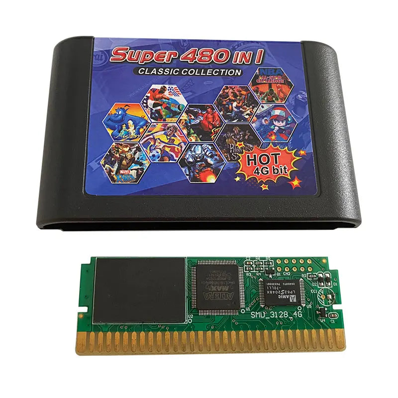 480IN1 MD Game Card For Mega Drive For Sega Genesis and for original console
