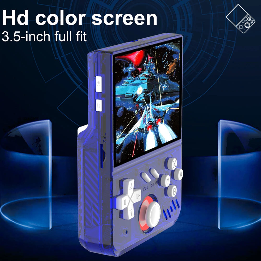 128GB My mini Retro Handheld Game Console 3.5-inch IPS Screen Linux System with 22000+Games for PS3/PS2/PS1/PSP/N64 for Gifts