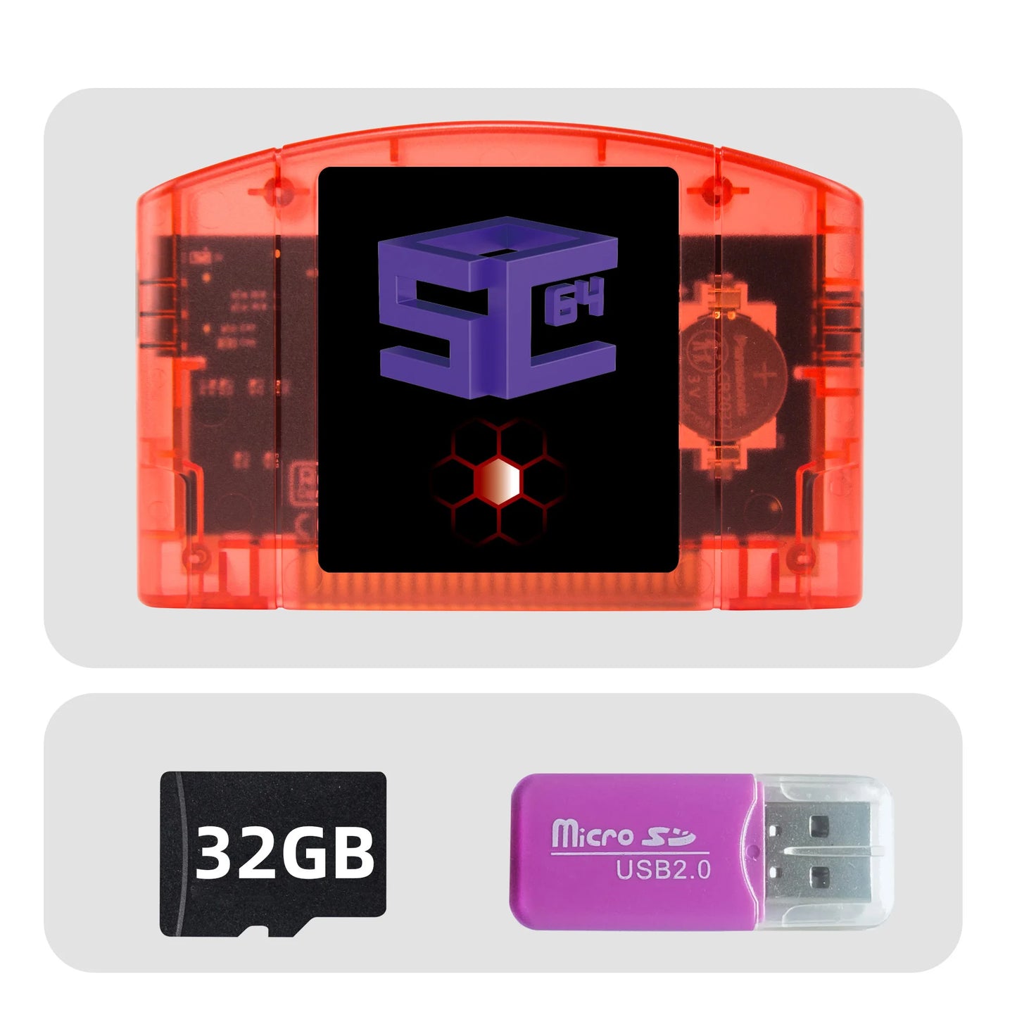 REMANK SC64Summer SC64 Open Source 5000 in-1 SC64 Flash N64 Cart SC64 For SNES N64 GBC N64DD Retro Video Game Console Accessory