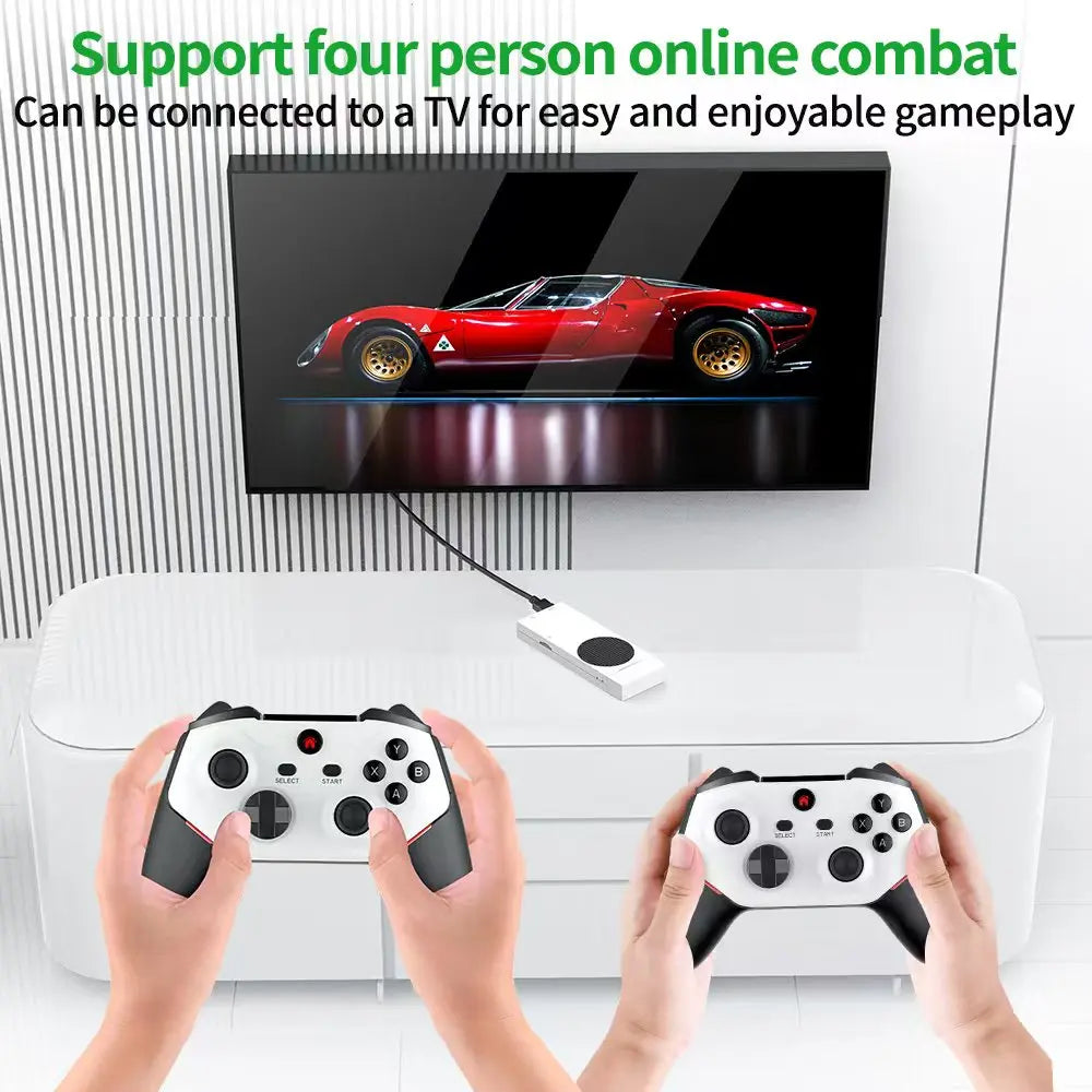 BOYHOM M88 Retro Video Game Consoles supports PS2/PS1/SS/DC/N64/MAME Super Console Rechargeable Wireless Game Controller RGB