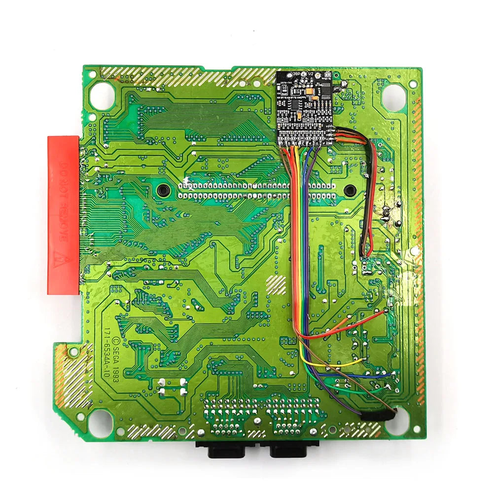 HISPEEDIDO Triple Bypass V2 RGB MOD PCB Kit For SEGA Mega Drive/Genesis Console
