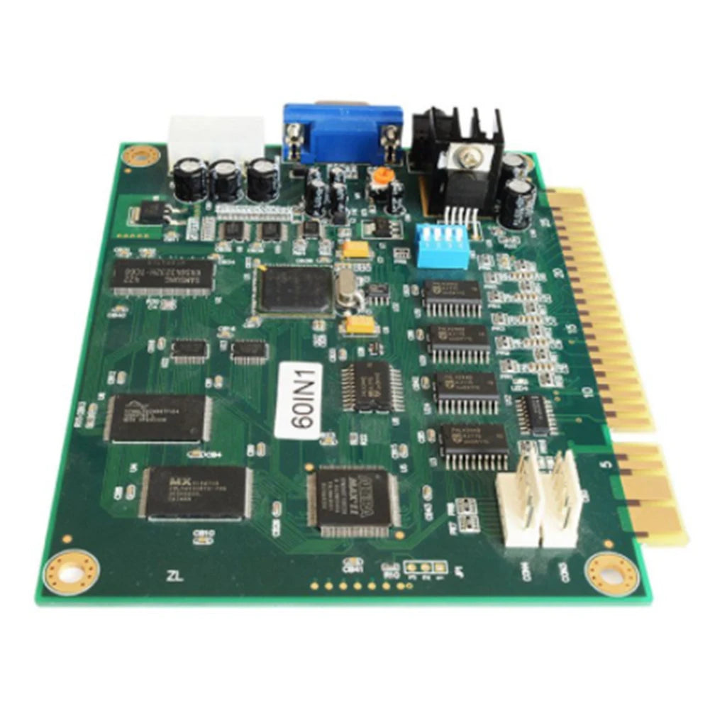 A08E-60 In 1 Multicade PCB Board Arcade Game Board Horizontal With 28P Cable VGA Output For Jamma Arcade