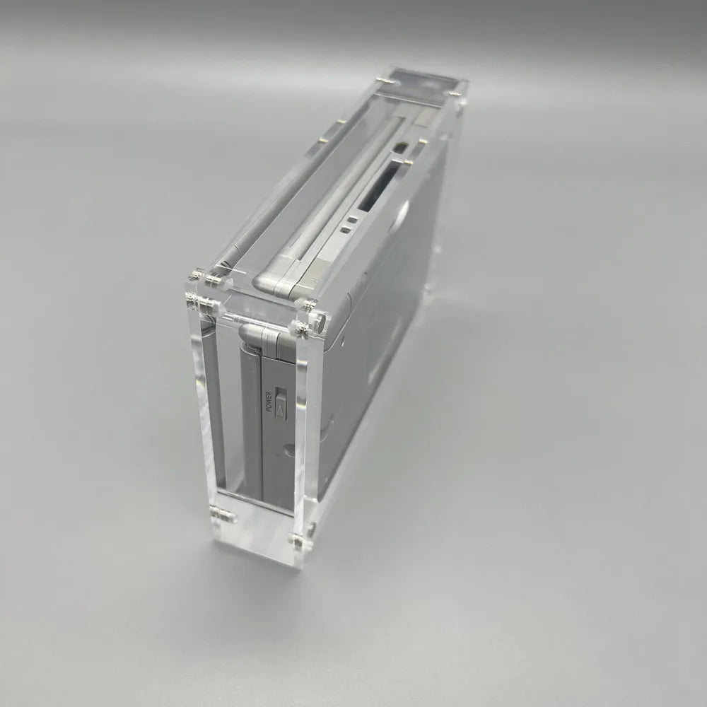 High transparency acrylic magnetic cover console storage box for Nintendo DS Lite DSL.Please pay attention to your console model