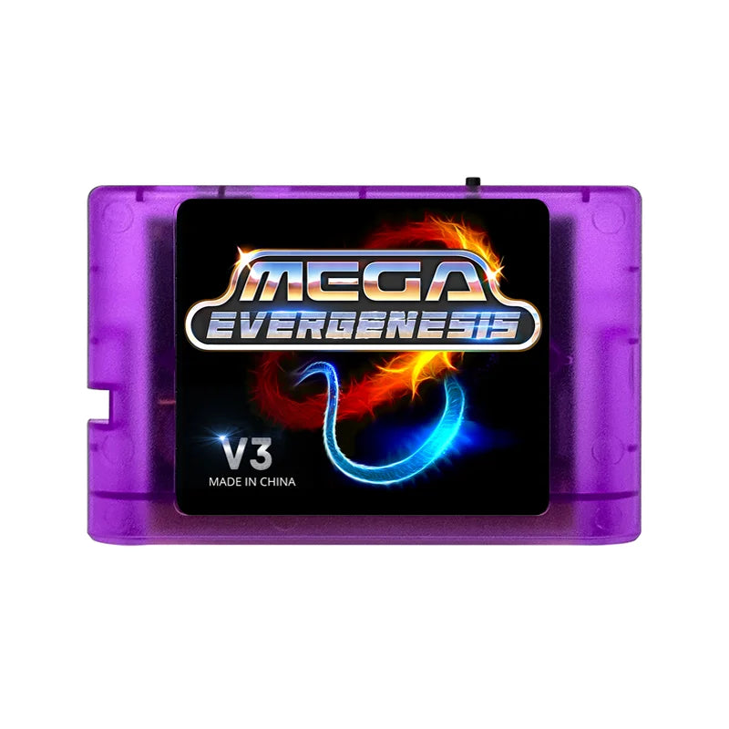 3000 in 1 Mega Genesis V3 Pro With 4GB TF Card EDMD Game Card For SEGA Genesis Mega Drive Master System Game Console