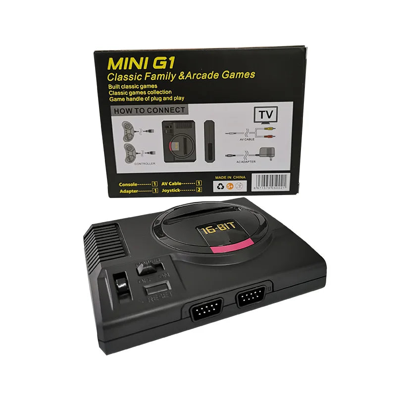 216 In 1 Hack 16 Bit Mega Drive Game Console Many Game Battery Save
