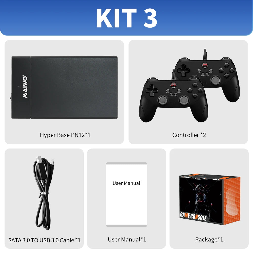Playnite 12TB PC Game Hard Drive With 390 AAA Games For Windows 8.1/10/11 Plug&Play Game HDD For PS4/PS3/Switch/WII Game Console