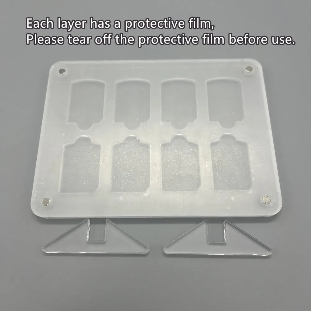 High transparency Acrylic Magnetic suction cover Games Storage Box Hard Shell cartridge Case for PlayStation VITA PSvita