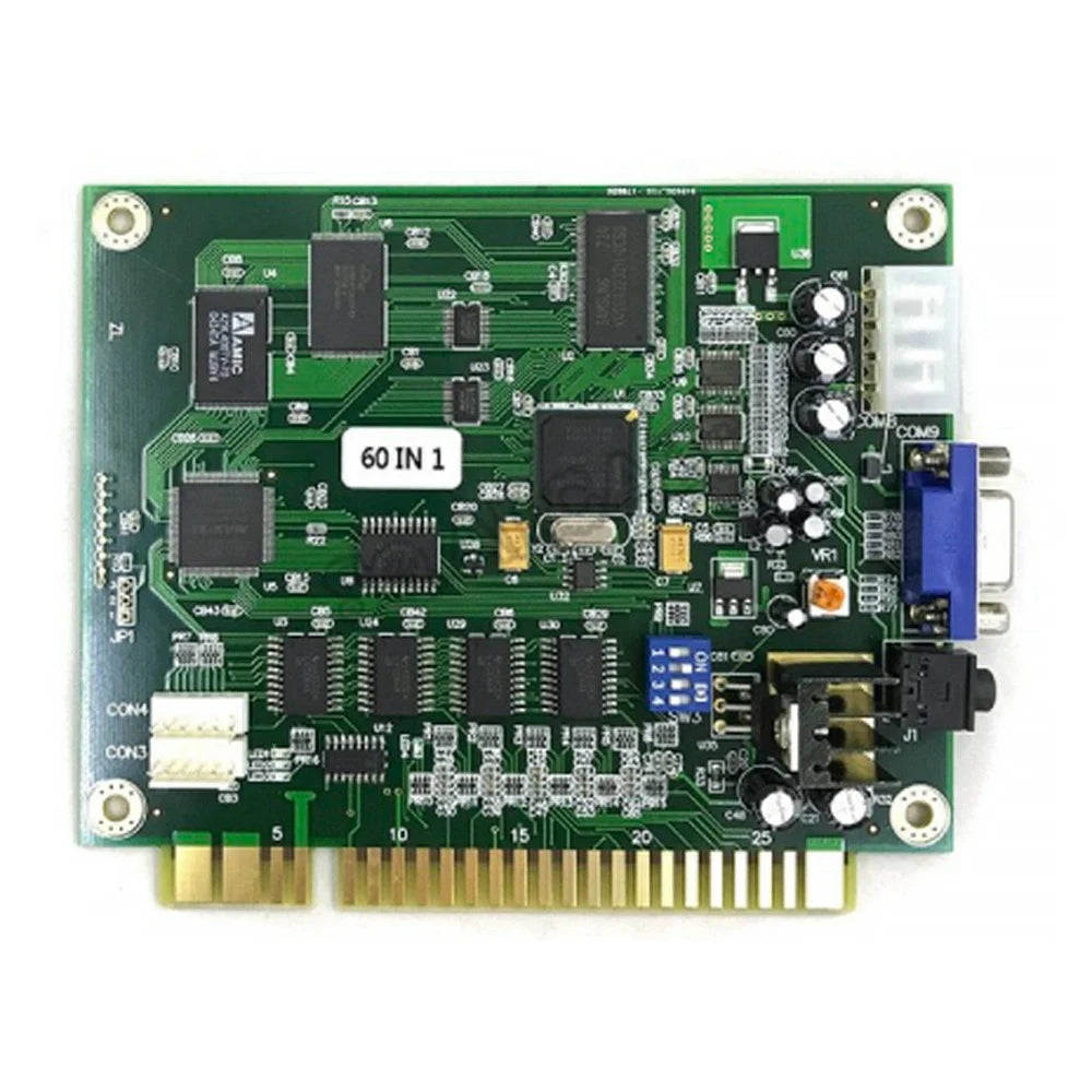 FORW-60 In 1 Multicade PCB Board Arcade Classic Game Board CGA VGA Output Game Board Horizontal Durable For Jamma Arcade