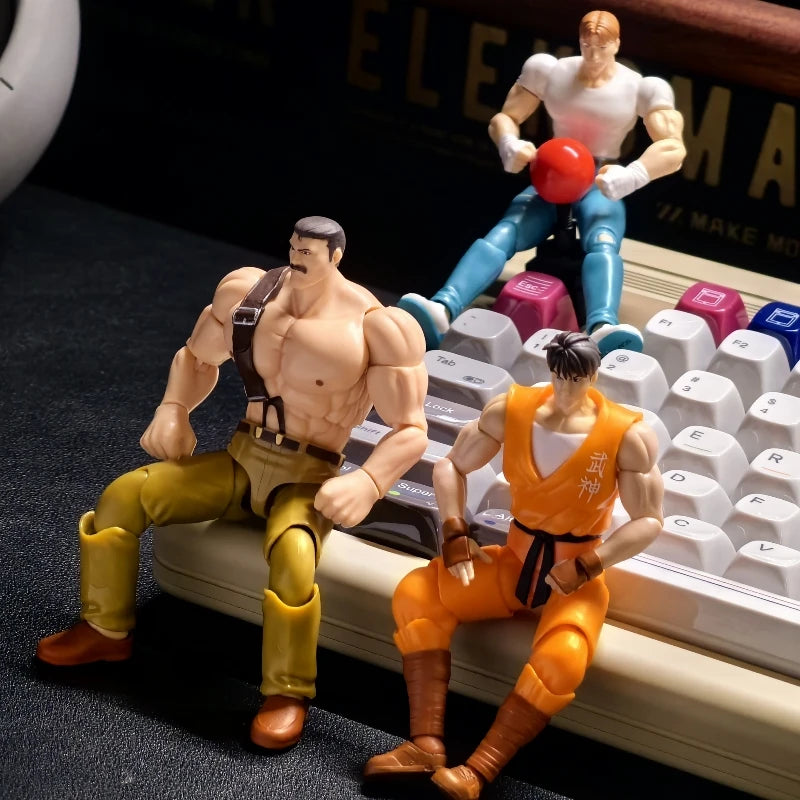 52TOYS Action Figure CAPCOM Final Fight 1PCS Collectible Desktop Decoration Creative Gift for Birthday 3.75inch/10cm