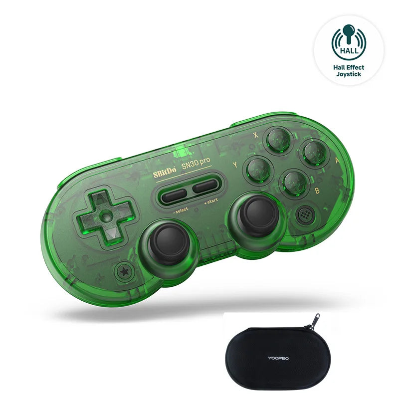 8Bitdo SN30 Pro Bluetooth Wireless Gaming Controller with Hall Effect for Switch 2 MacOS Android Raspberry Pi Windows Steam Deck
