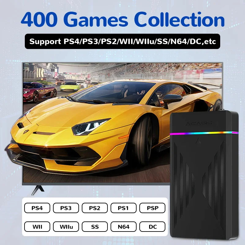 NEW 12T Hyperspin Gaming HDD With 100000+ Retro Games For PS4/PS3/PS2/PS1/PSP/SS/X BOX/Game Cube/WII Portable HDD For Windows