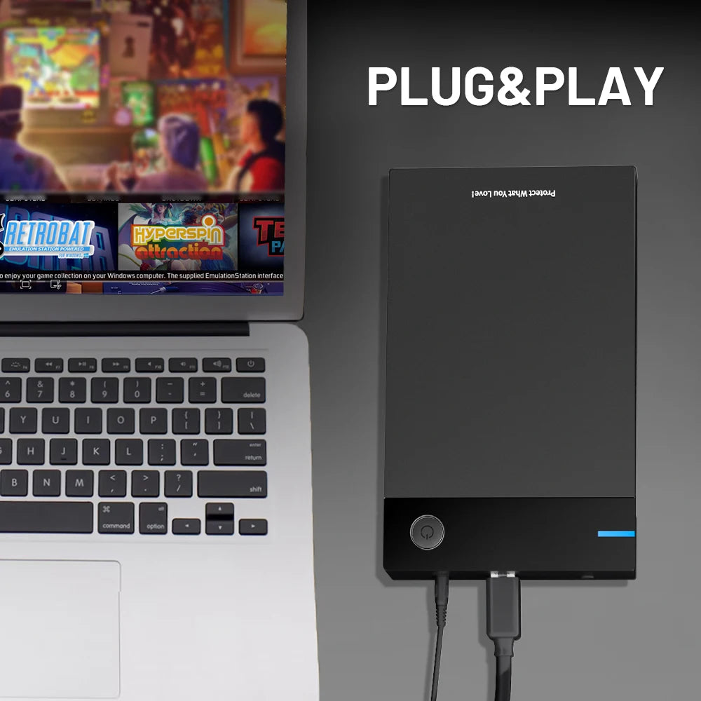 Super Console 12T Gaming HDD with Hyperspin Launchbox Retrobat Playnite TeknoParrot for PS3 PS2 PSP WII WIIU with 86000+ Games