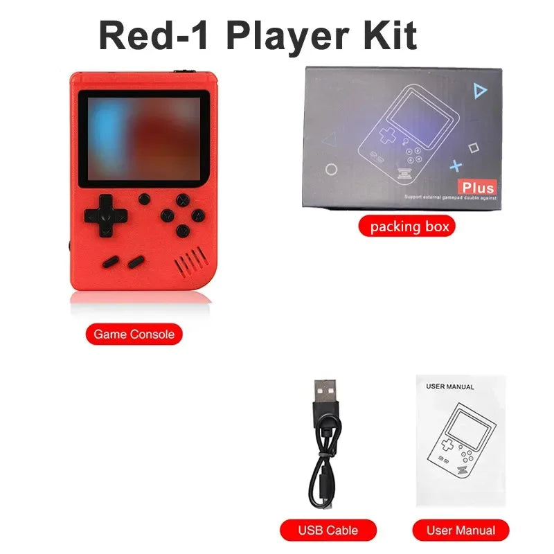 8-Bit Mini Video Game Console Built In 400 Games Retro Portable 3.0 Inch Color LCD Console Handheld Game Player For Kids Gift