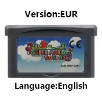 GBA 32 Bit Video Game Cartridge Console Card mMario dDonkey Kong wWario Series Golf Tennis Party for GBA