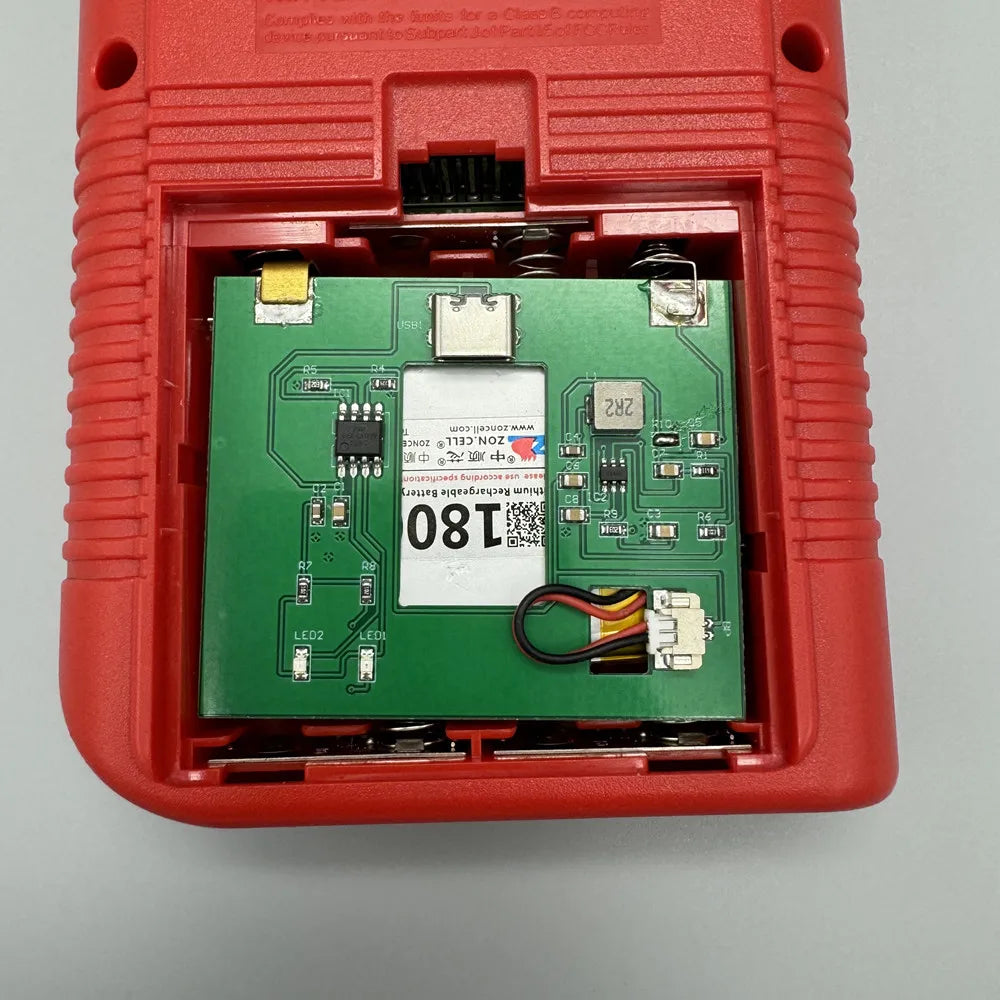 retro game console with rechargeable battery set for Gameboy GB DMG