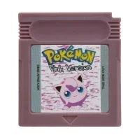 GBC Game Cartridge Pokemon Series 16 Bit Video Game Console Red Blue DX Prism Creepy Black Cock Pink Picross