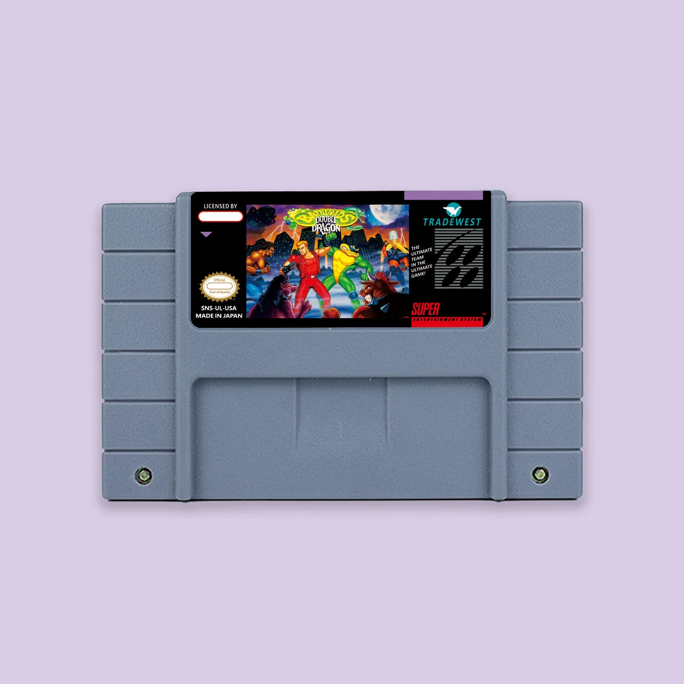 Battletoadsed Game & Doubles Dragoned 16 Bit Action Game Card for USA NTSC EUR PAL Version SNES Video Game Console