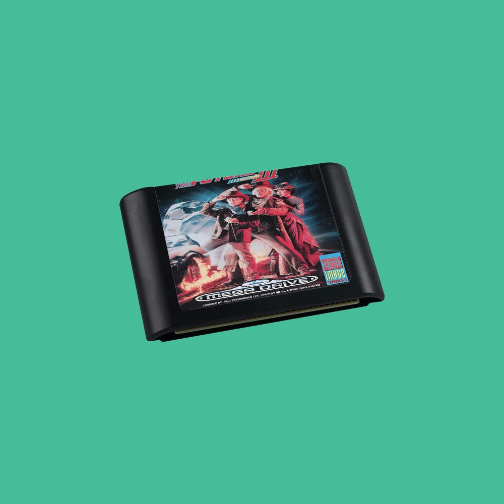 Back to the Future III PAL EUR Game for SEGA Mega Drive Genesis 16 bit Consoles Game Cartridge Box Manual
