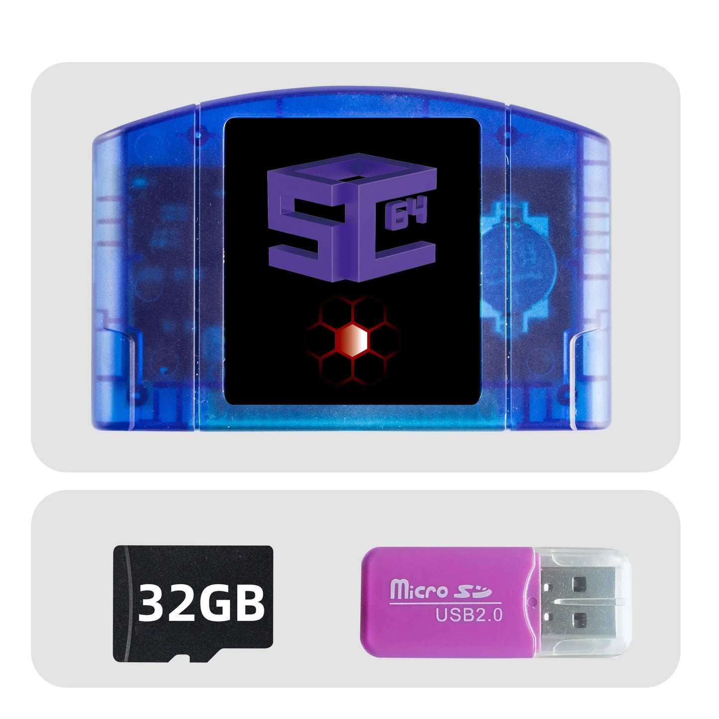 REMANK SC64Summer SC64 Open Source 5000 in-1 SC64 Flash N64 Cart SC64 For SNES N64 GBC N64DD Retro Video Game Console Accessory