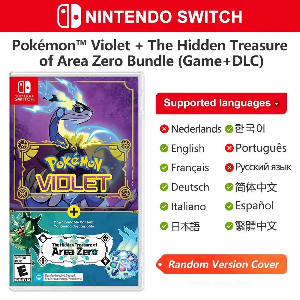 Pokémon Nintendo Switch Game Pokemon Pearl Diamond Sword Shield Pokémon Arceus Scarlet Violet Pikachu Lets Go Physical Game Card