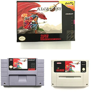 Alcahest game cartridge For snes ntsc pal video game