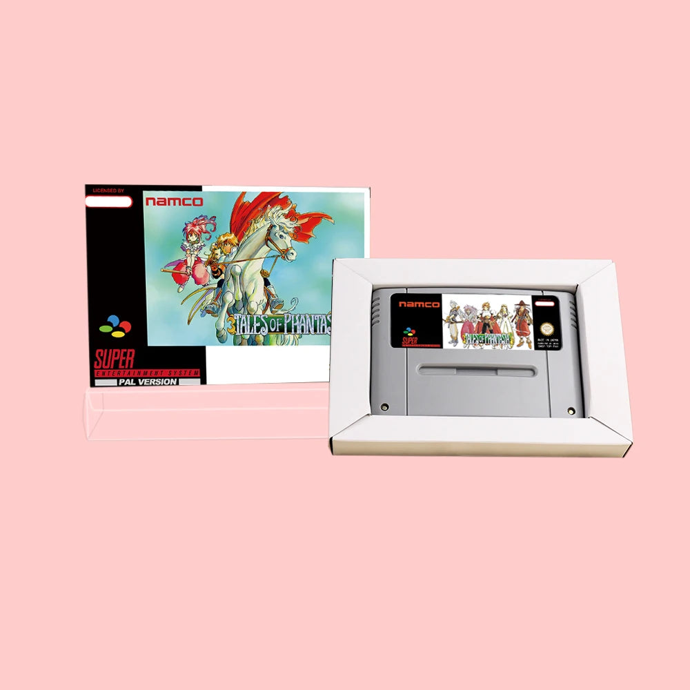 Tales of Phantasia RPG Game Cartridge with Retial Box For SNES 16bit NTSC PAL Video Game Consoles