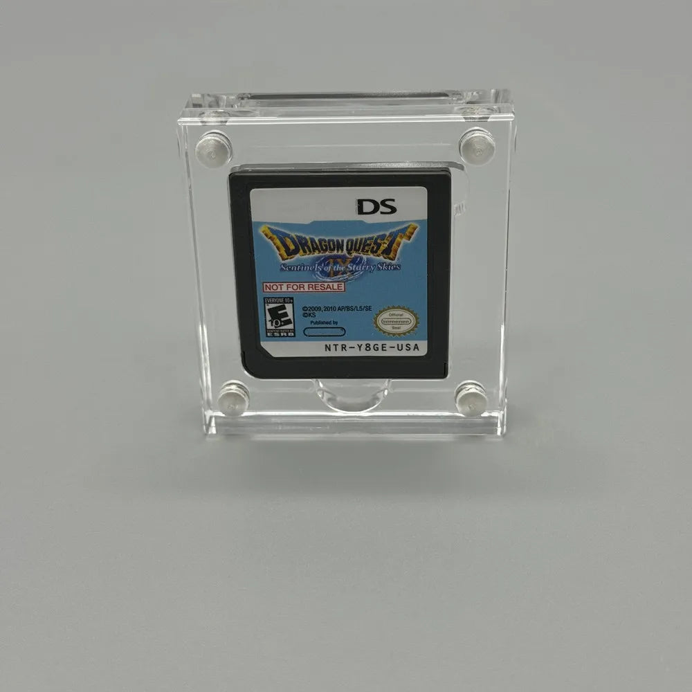 One slot High transparency Acrylic Magnetic suction cover Games Storage Box Hard Shell cartridge Case for Nintendo 3DS DS