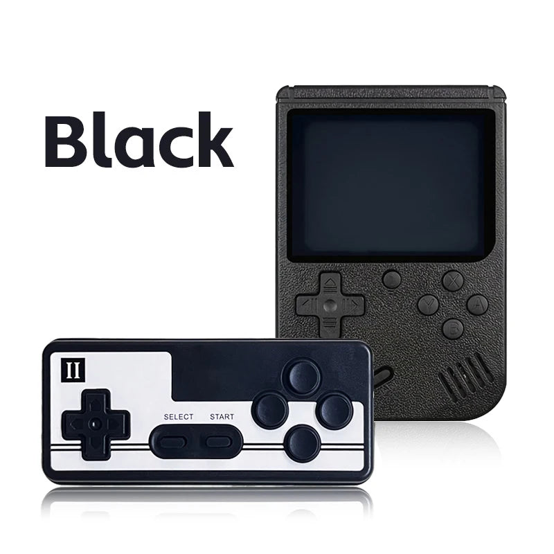 Red Mini Handheld Game Console 400 in 1 Retro Arcade Games Portable 8-Bit TV Connection 3.0 Inch LCD Kids Gift Toy