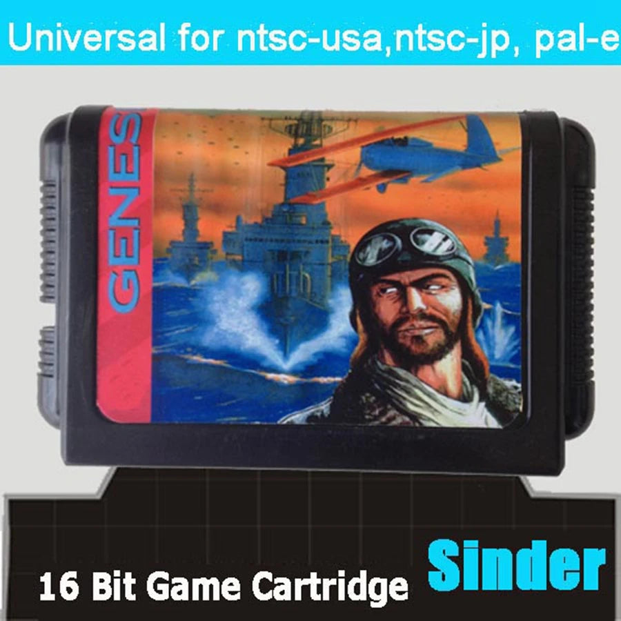 Fire Shark 16 bit MD Game Card For Sega Genesis Mega Drive