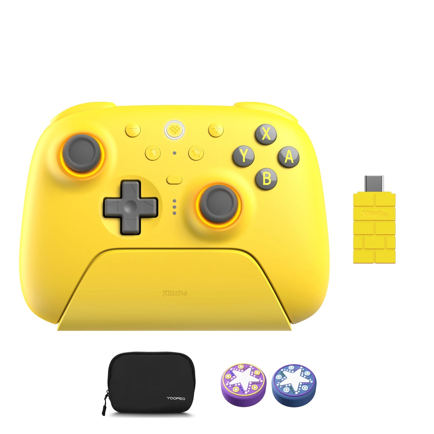 8BitDo Ultimate 2 Bluetooth Controller Wireless Gamepad for Nintendo Switch, Switch 2, Windows 10/11 with TMR Joystick Accessory