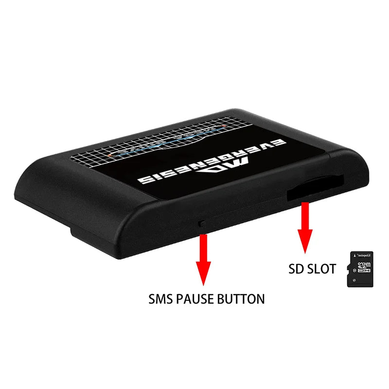 3000 in 1 Game Cartridge EDMD With 4GB Mini SD Card For SEGA Genesis Mega Drive MD Game Console Flash card