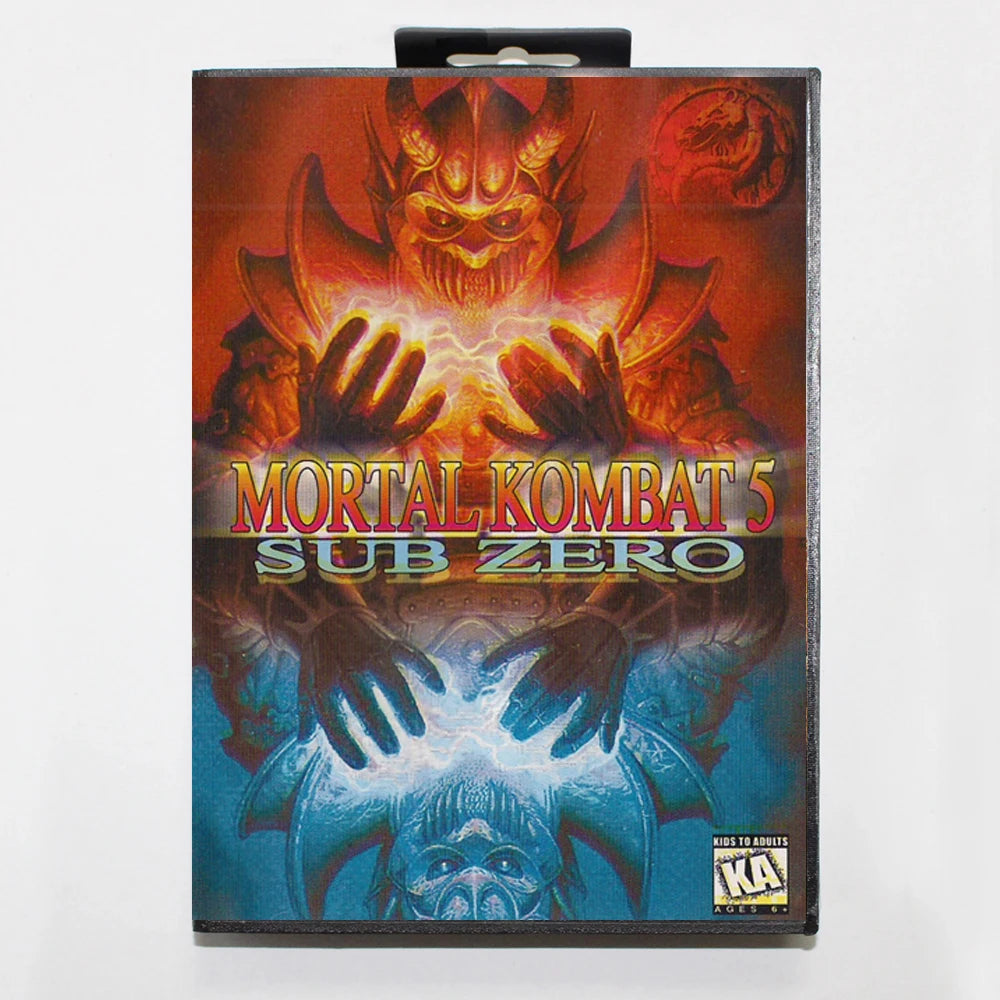 MK5 16Bit MD Game Cartridge with RU Box for Sega Megadrive Genesis Systems
