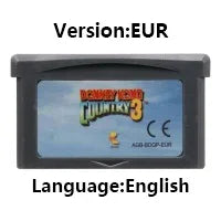 GBA 32 Bit Video Game Cartridge Console Card mMario dDonkey Kong wWario Series Golf Tennis Party for GBA