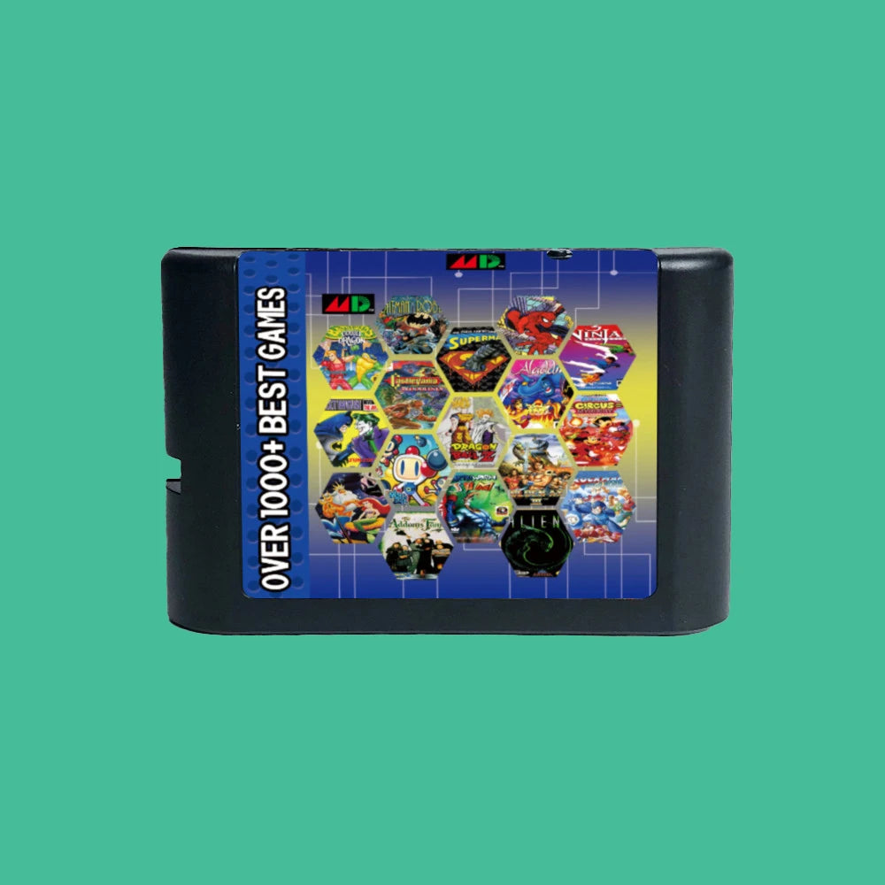 1000 in 1 EDMDS V1 Everdrive Game Cartridge For SEGA GENESIS Mega Drive USA/Japanese/European MegaDrive Game Console