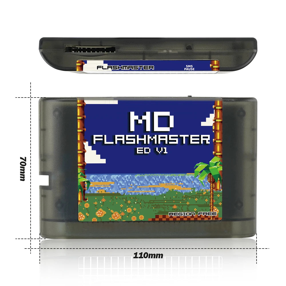 MD V1 Card 4000 in 1 With 8GB TF Card MD Game Card For Original Sega Genesis Mega Drive Master System