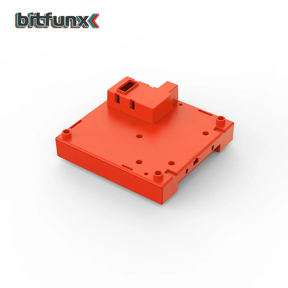 Bitfunx Warm Red NGC Replacement Shell Protective Case GC Game Box for Gamecube DOL001and DOL-101 Game Console