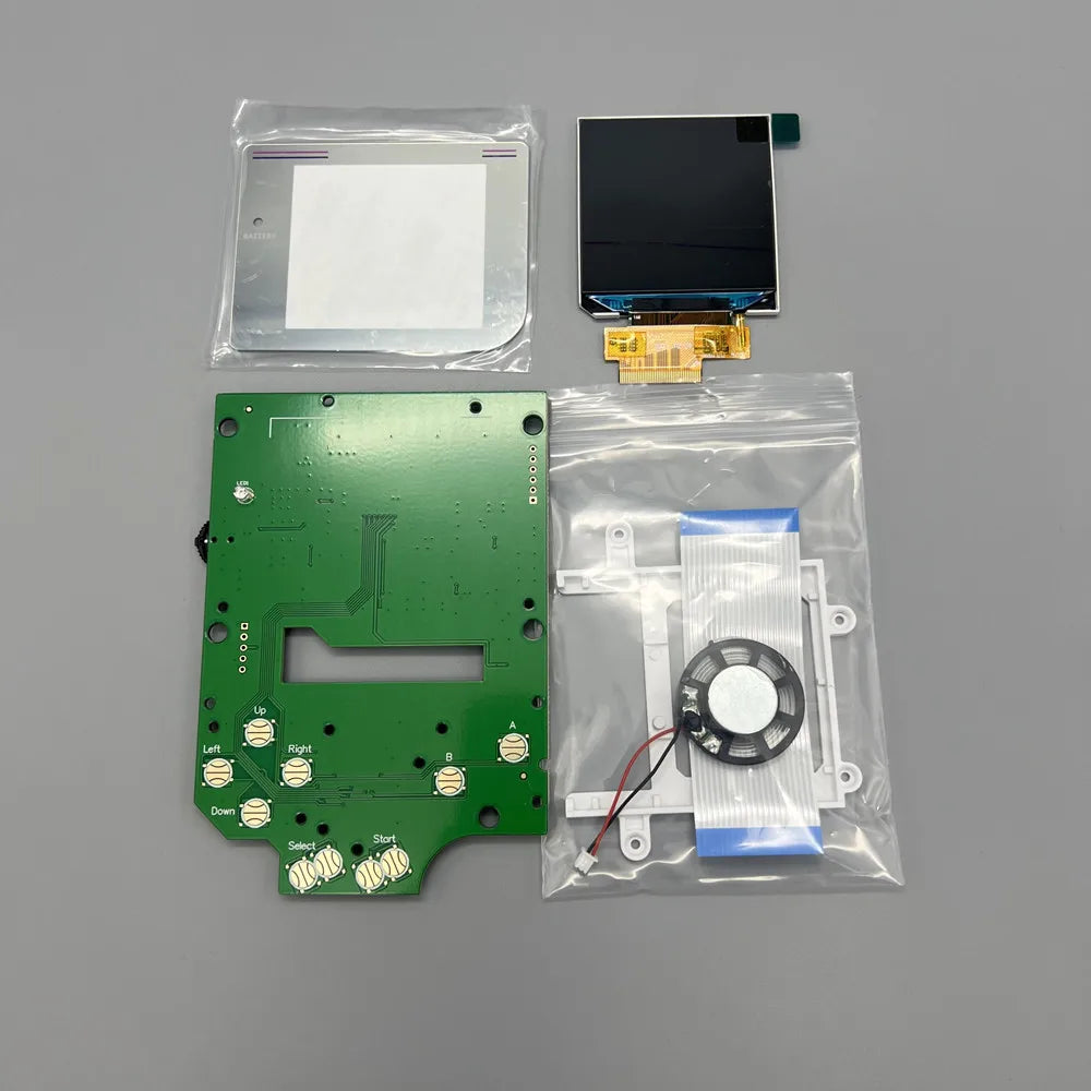 2.45-inch original size high brightness LCD screen and shell for Gameboy GB DMG LCD.Simple installation.No need to cut the shell