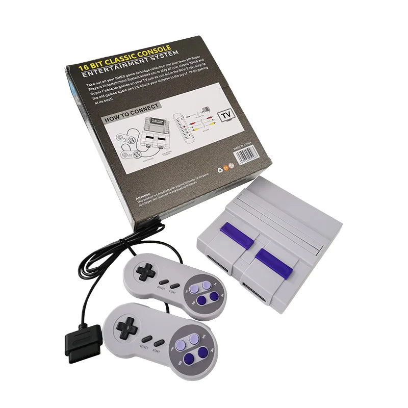Super SNES System Console With NTSC AND PAL Version to Choose 2 Controllers