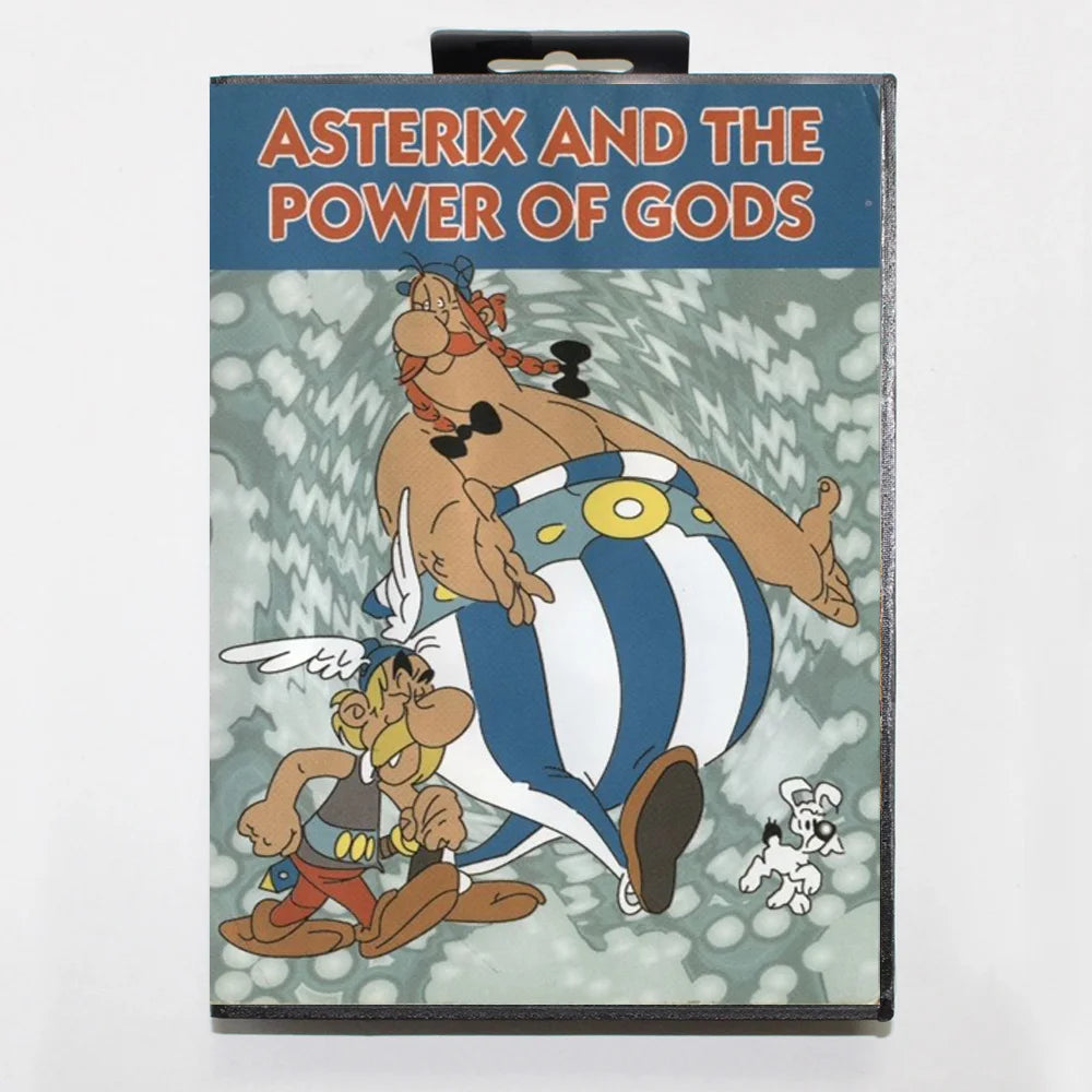 Asterix and The Power of The Gods 16Bit MD Game Cartridge with RU Box for Sega Megadrive Genesis Systems