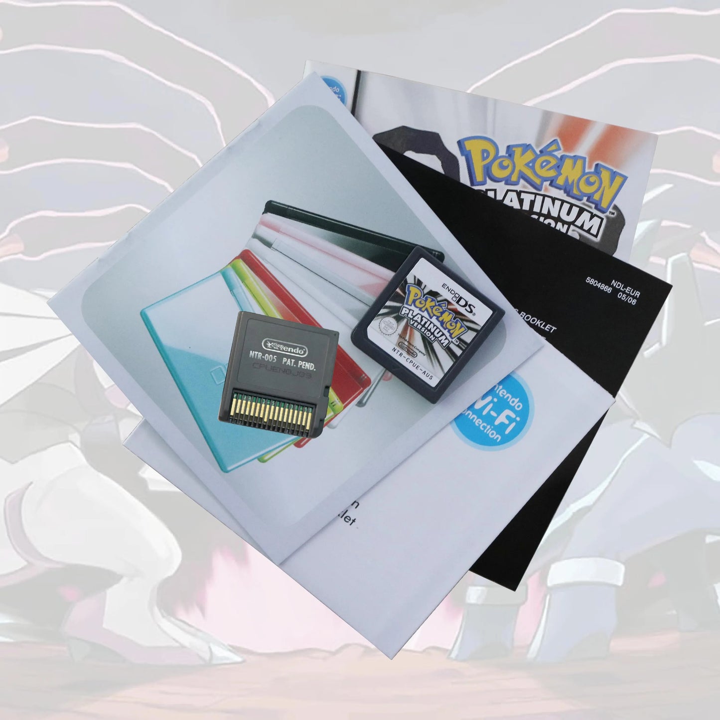 AUS Version Pokémon Platinum Version New Sealed Package DS Video Game Card Seal With Box and Manuals For DS 2DS 3DS Console