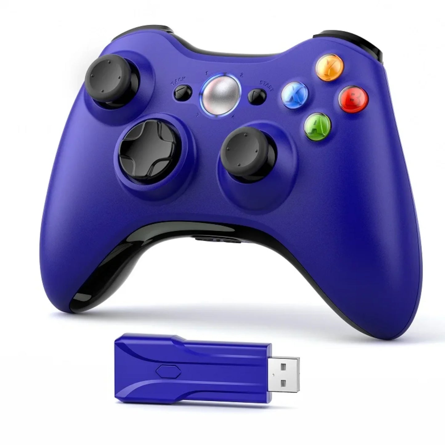 Controller for Xbox 360 Xbox 360Slim/PC Controllers 2.4G Wireless Gamepad W/ Dual Vibration Sensing Game Handle Joystick Rocker