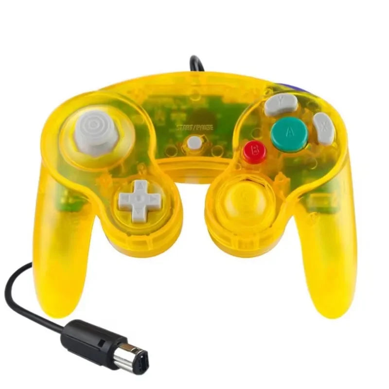 Wired Game Controller for GameCube NGC Single Button Wired Gamepad Joystick for NGC Game Console