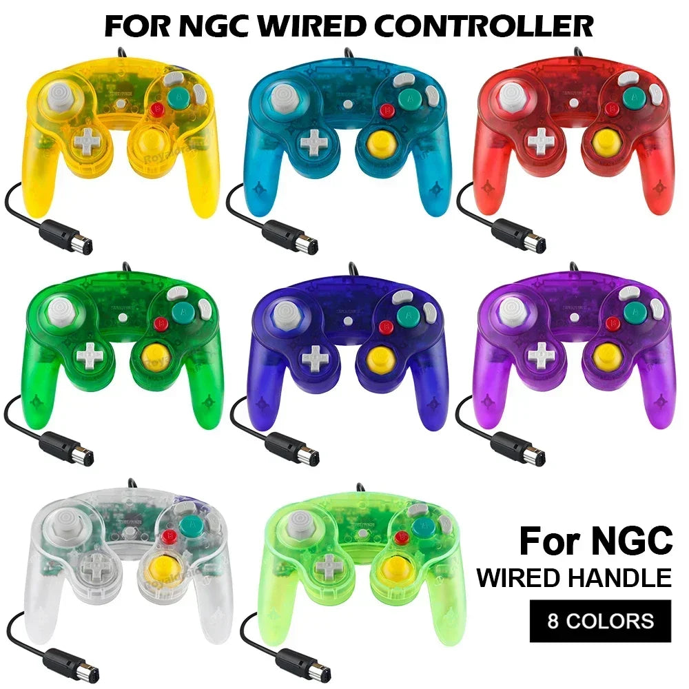 Multi-Colors Wired Gamepad For NGC Console Joypad Controller For GameCube NGC Classic Joystick Retro Game Console Gamepad Access