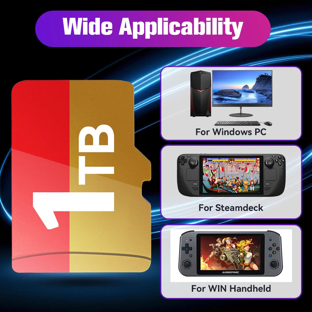 Batocera 39 TF/Gaming Card for Steamdeck /Windows Handheld/WIN PC with 61248 Games&70+Emulators for PS3/PS2/PS1/PSP/MAME/NES/N64