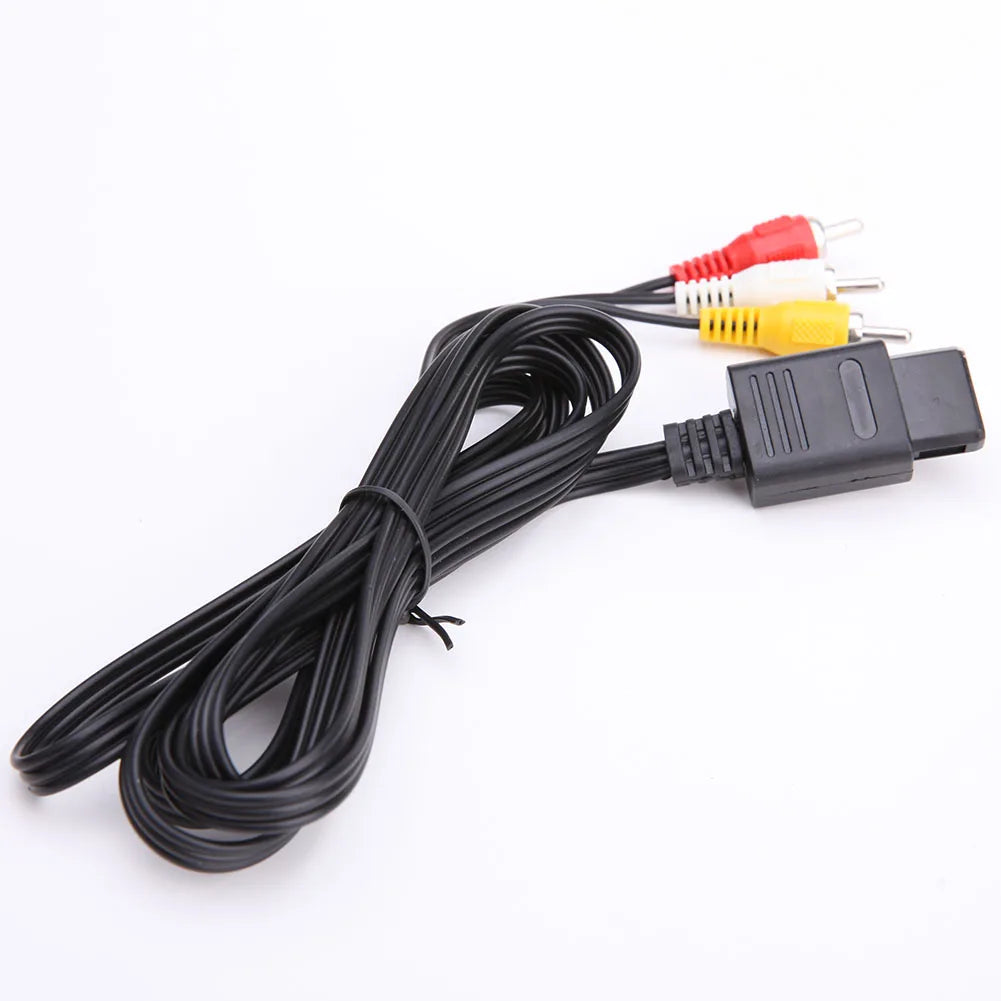 AV Audio Video A/V TV Cable Cord For Nintendo 64 N64 GameCube NGC SNES SFC Game Console Connecting line