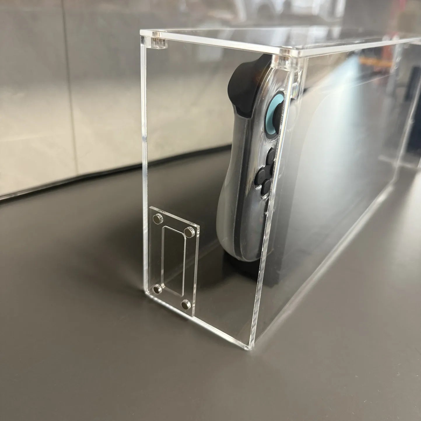 High transparency acrylic magnetic cover console storage box Dustproof box for Nintendo switch 2 NS2