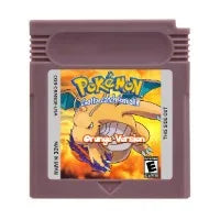 GBC Game Cartridge Pokemon Series 16 Bit Video Game Console Red Blue DX Prism Creepy Black Cock Pink Picross